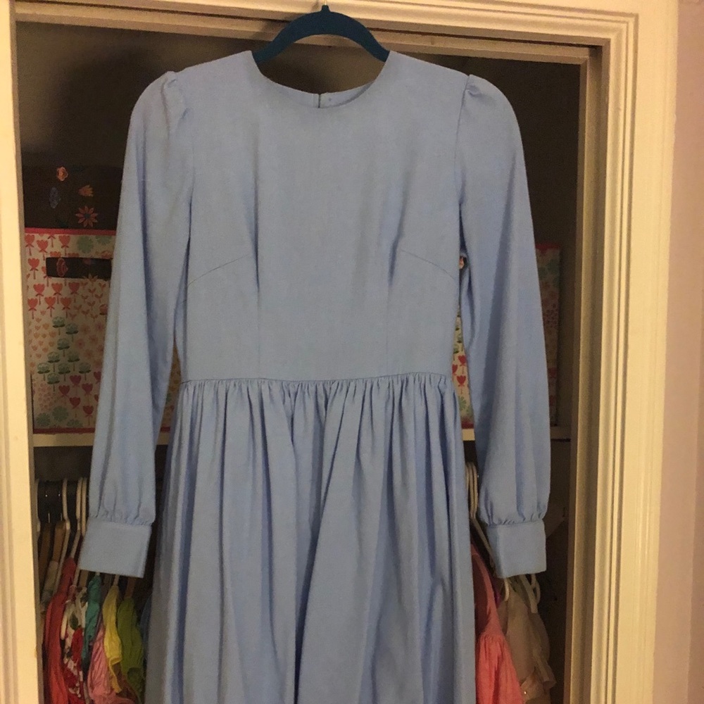 Hearts and found Agnes dress blue linen M